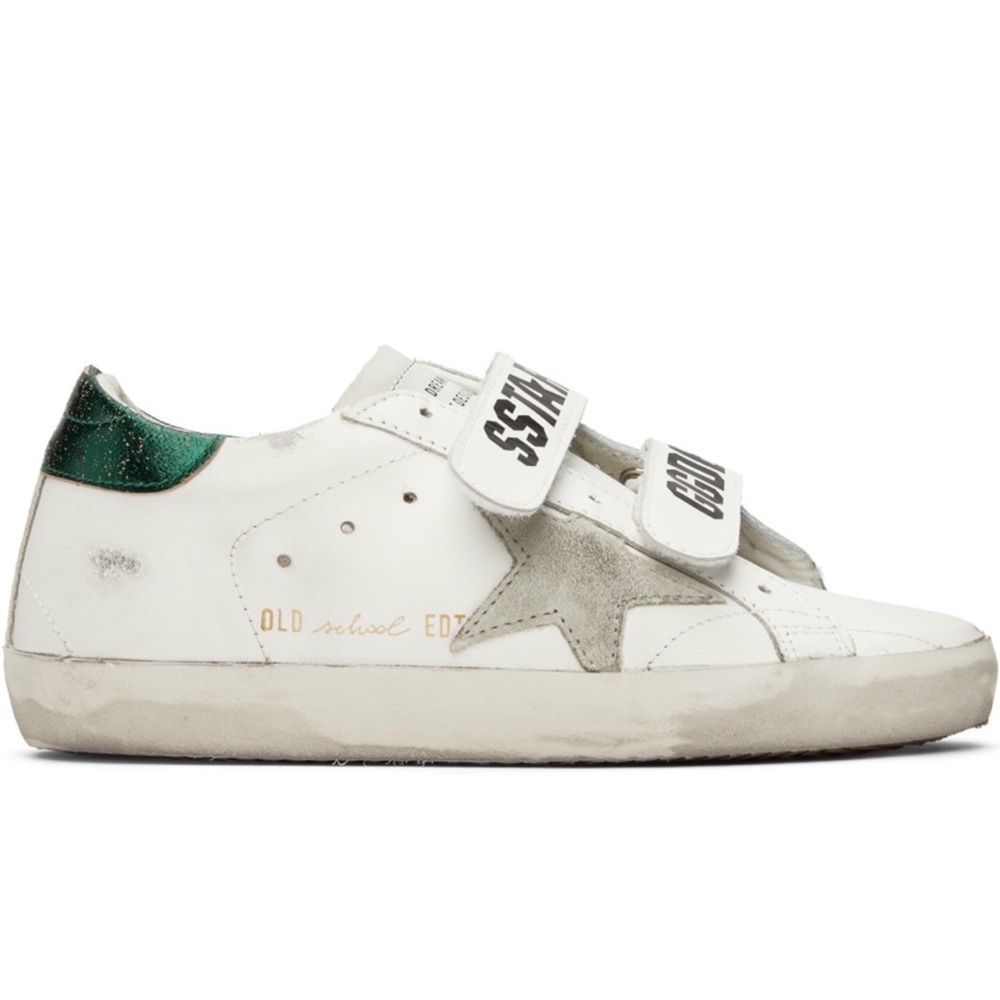 $595 GOLDEN GOOSE OLD SCHOOL SNEAKERS